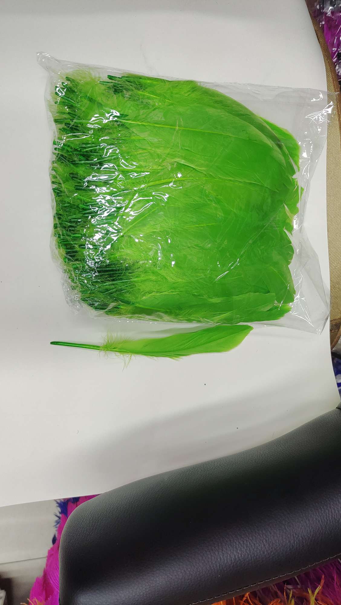 鹅中飘羽毛湖蓝详情图1