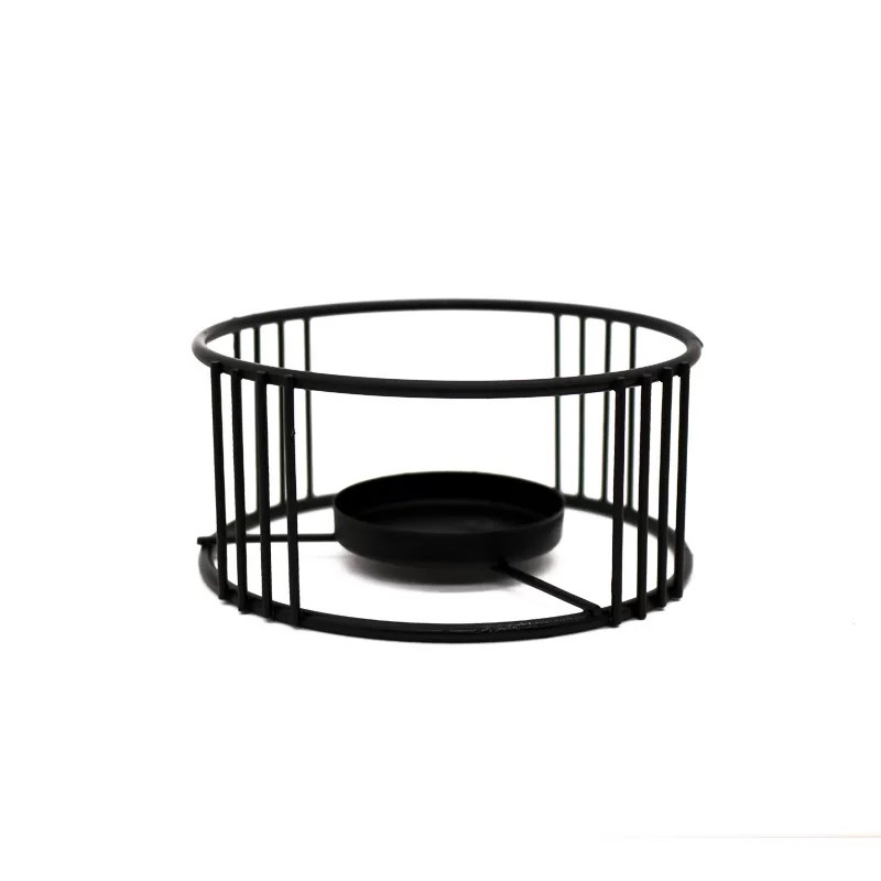 Metal crafts candlestick Xinxing craft unique design round hollow home decoration aromatherapy thumbnail