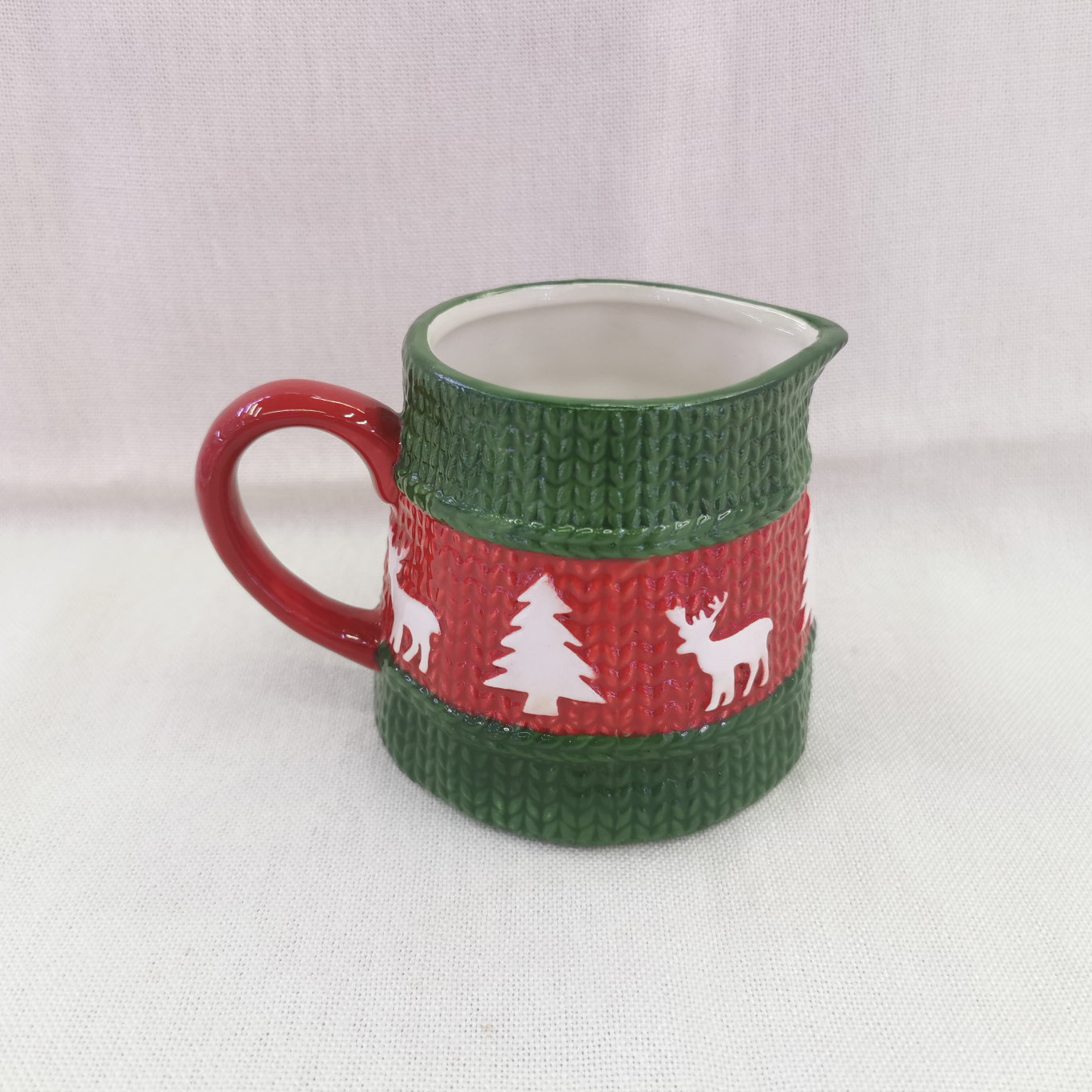 Christmas milk cup