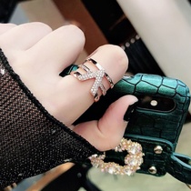 Index finger ring female Japanese and Korean students ring female network red fashion personality V ring open joint ring pinky