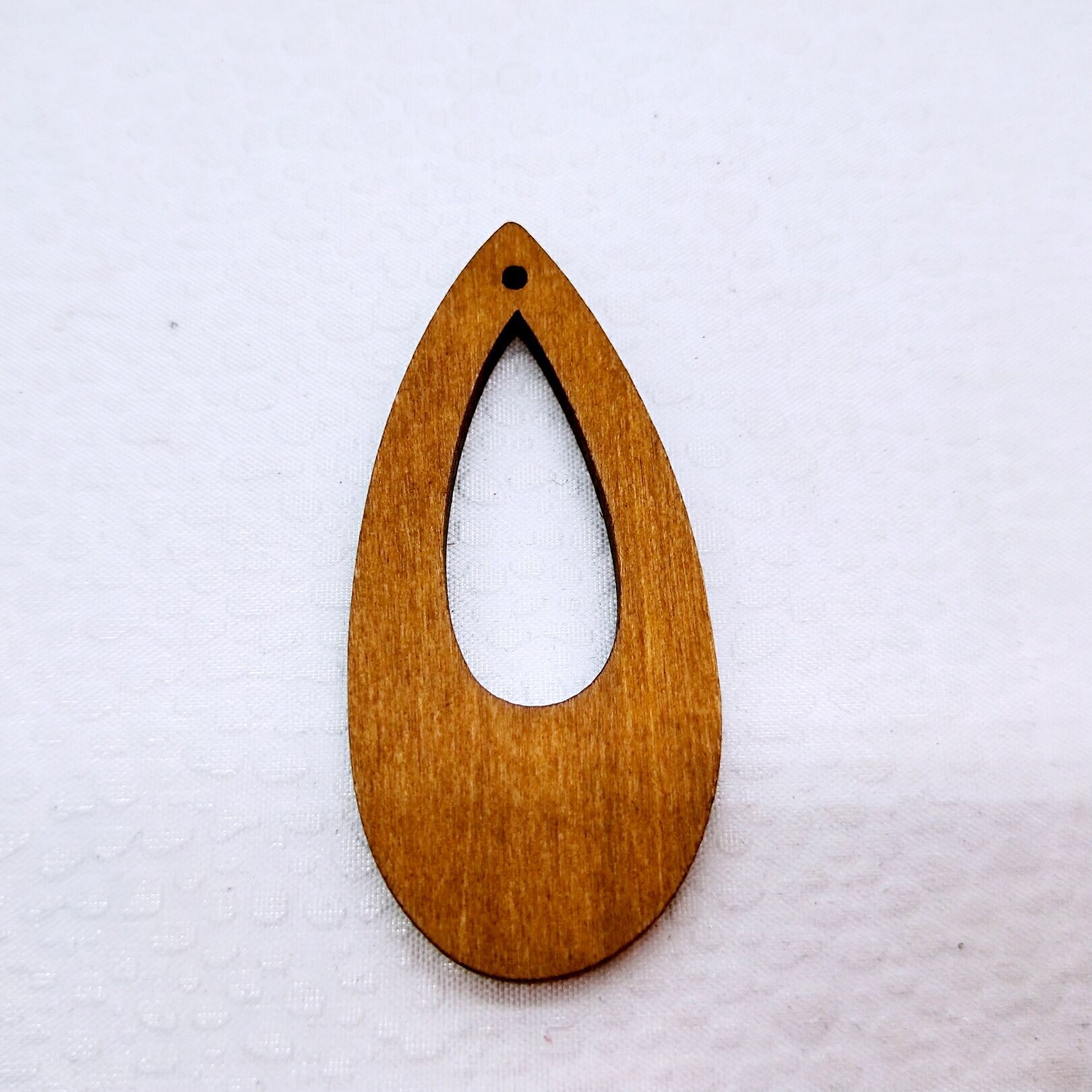 DIY jewelry beading accessories, simple teardrop-shaped wooden pendants, necklaces, hanging ropes, multi-color material bags wholesale detail image 4
