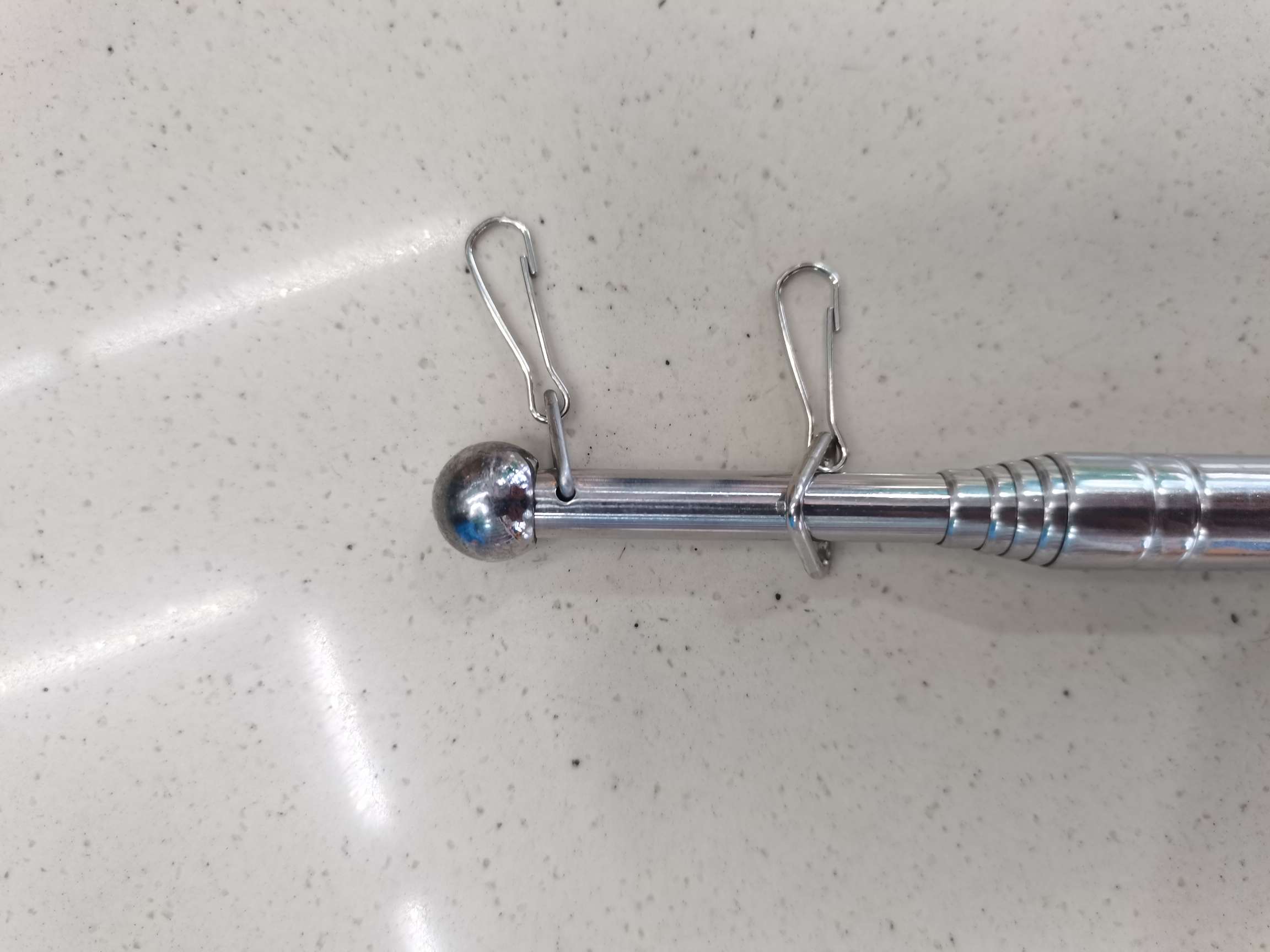 黑1.2米带扣手摇杆，旗杆详情4