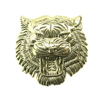 European style Tiger Head brooch ancient gold ancient silver Tiger head brooch Female punk style Tiger head pin accessories