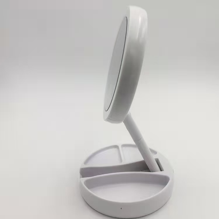 带灯台式双面折叠化妆镜详情图5