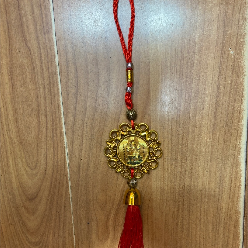 Lace gold five blessings Guan Yin statue