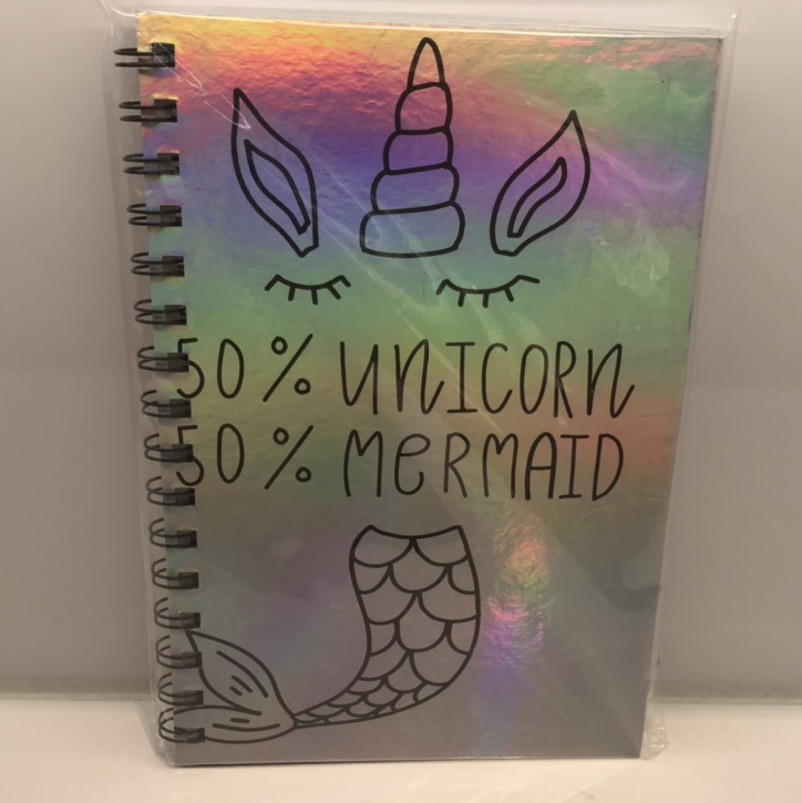 Laser Unicorn Notebook full figure