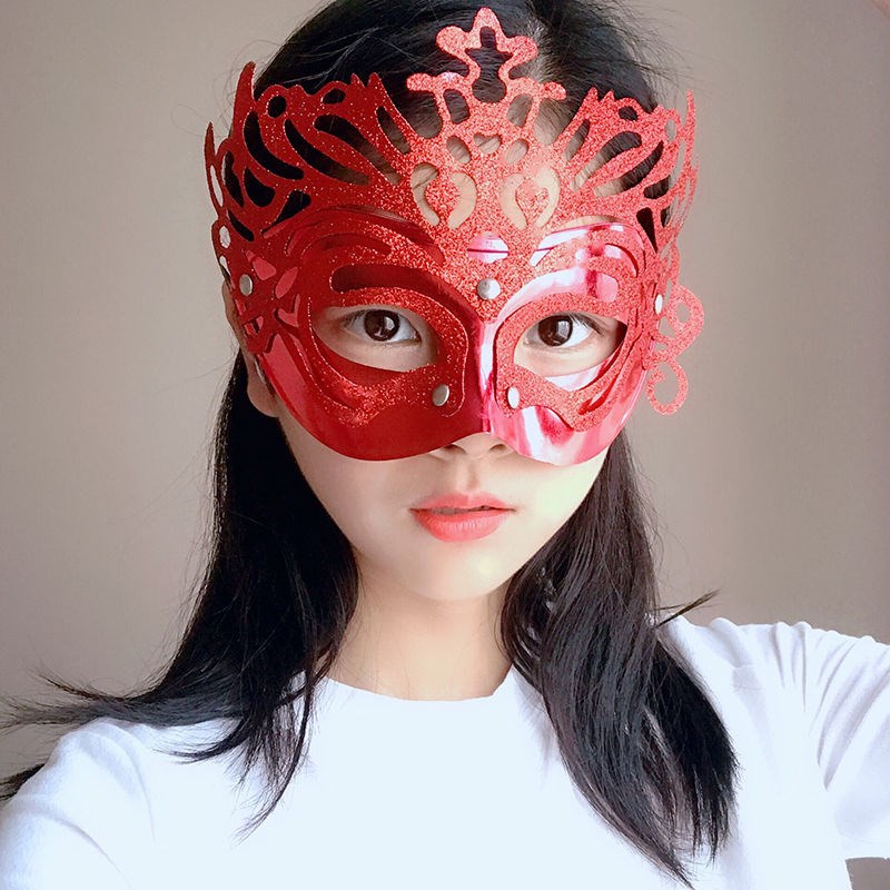 成人面具女半脸公主万圣节化妆舞会古风可爱性感舞台cos表演道具29详情图2