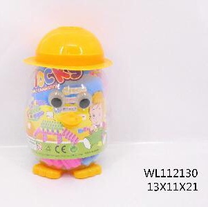 Children's plastic wooden table jigsaw puzzle puzzle toy puzzle large particle large baby intellectual development brain