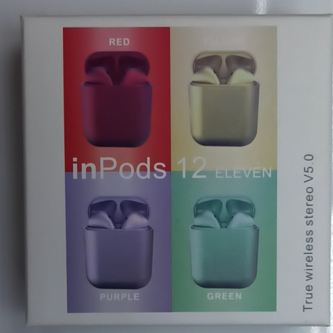 inPods12马卡龙蓝牙耳机真无线耳机彩色双耳运动图