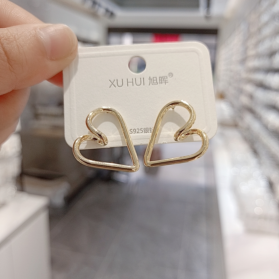 High-grade silver needle earrings A062