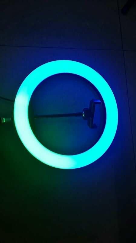 Live streaming light, fill light, LED light, USB light, seven-color circular beauty light, mobile phone live streaming photography light, 10-inch RGB fill light, 17899 pic 4