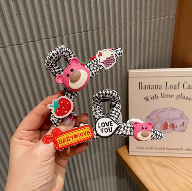 2021新款卡通儿童发夹套装可爱小女孩刘海夹蝴蝶结头饰边夹公主发饰抓夹可爱头饰详情图8