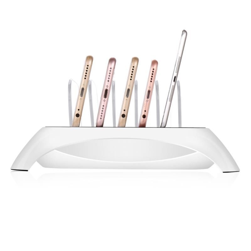 New 5-port USB smart fast charging mobile phone charger stand, desktop mobile phone and tablet charging base stand UD05 details Picture