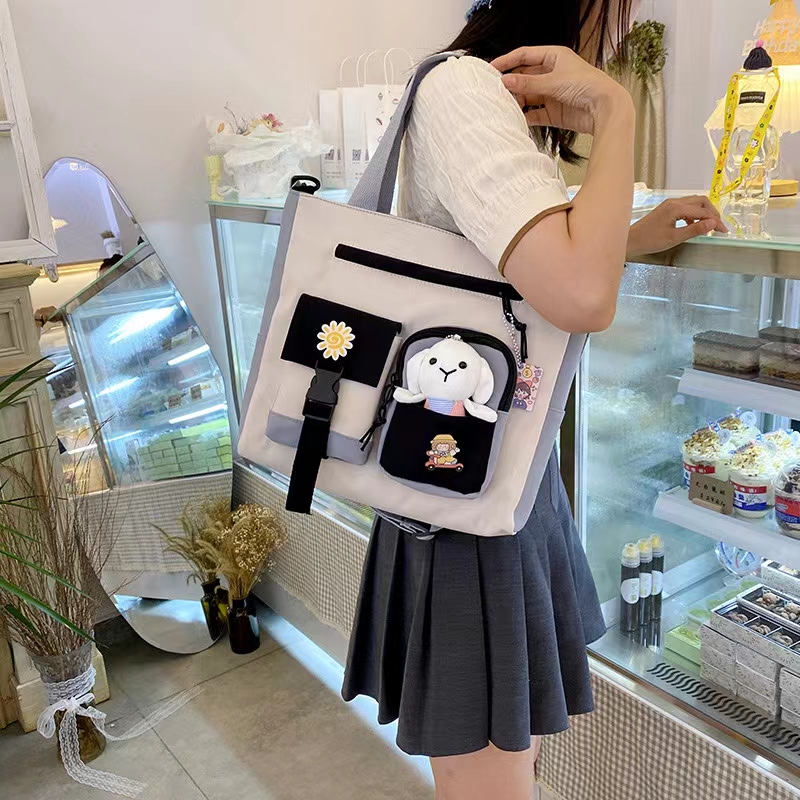 帆布小包包女2021新款韩版单肩包可爱百搭少女卡通斜挎包儿童包包2