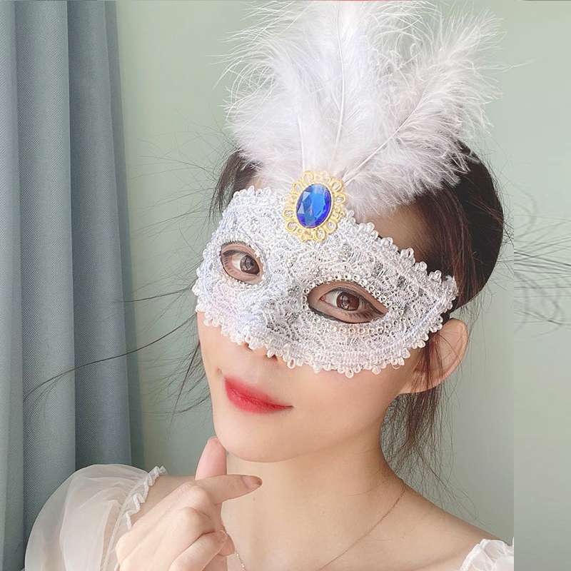 成人面具女半脸公主万圣节化妆舞会古风可爱性感舞台cos表演道具64详情图1