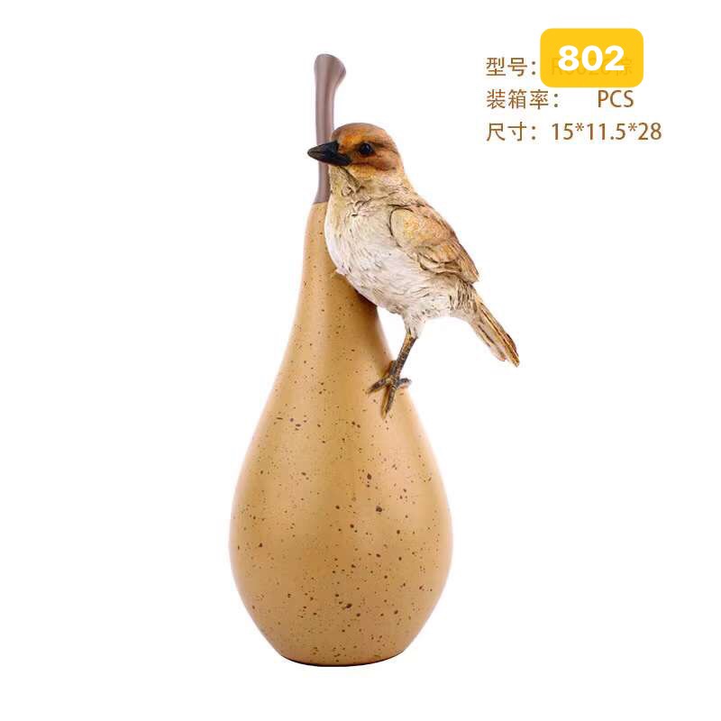创意树脂鸟家居摆件 电视柜酒柜装饰品 802