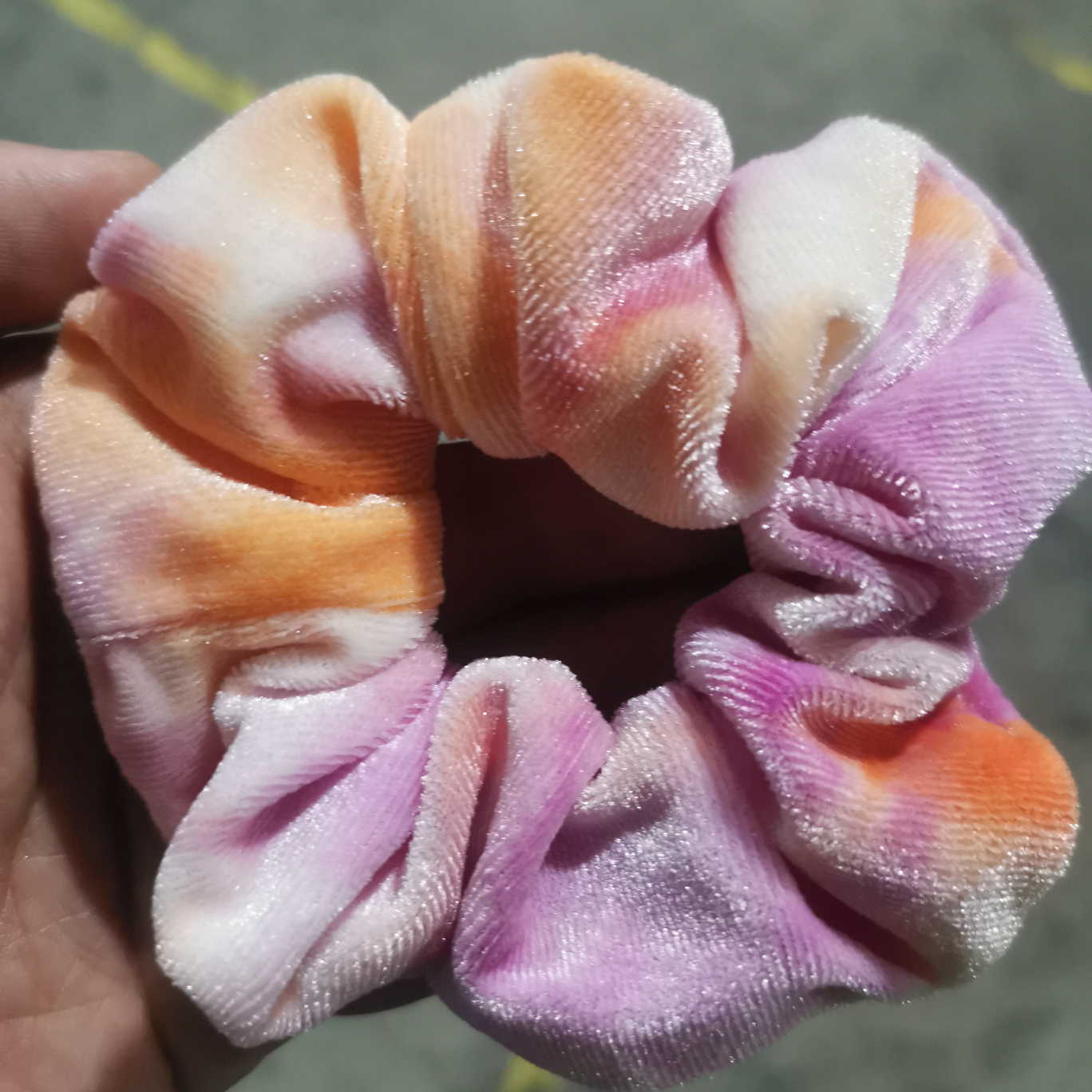 Tie dye hair band thumbnail