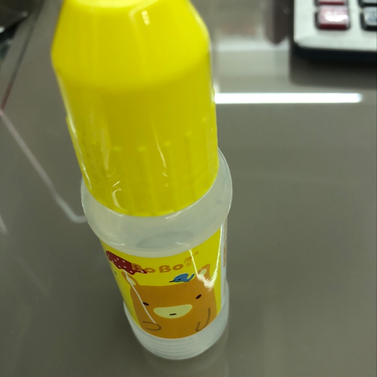 黄色透明液体胶水BY307-A图