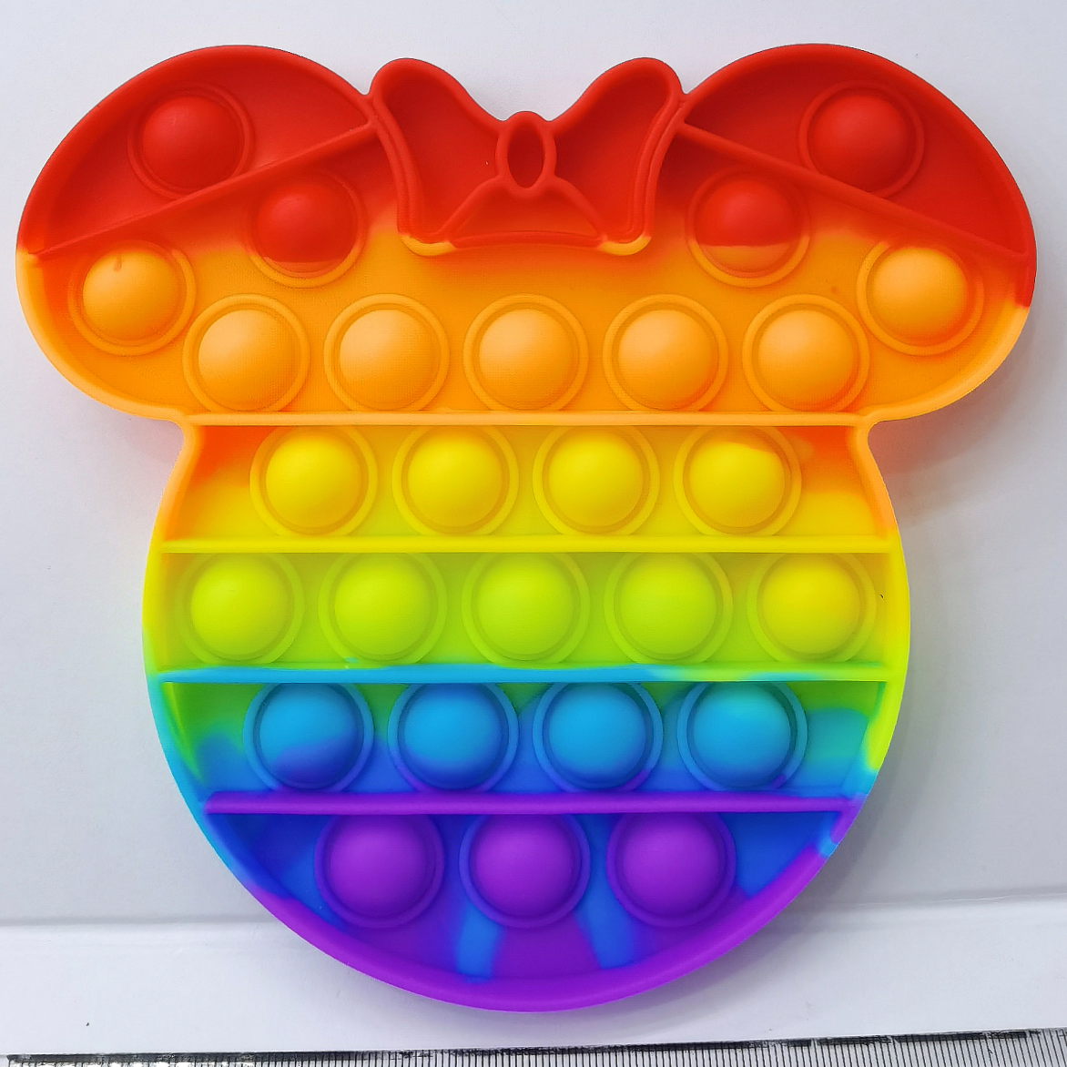 Minnie arco iris burbuja diversión ocio entretenimiento descompresión