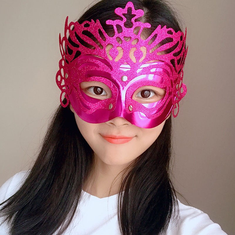 成人面具女半脸公主万圣节化妆舞会古风可爱性感舞台cos表演道具27详情图1