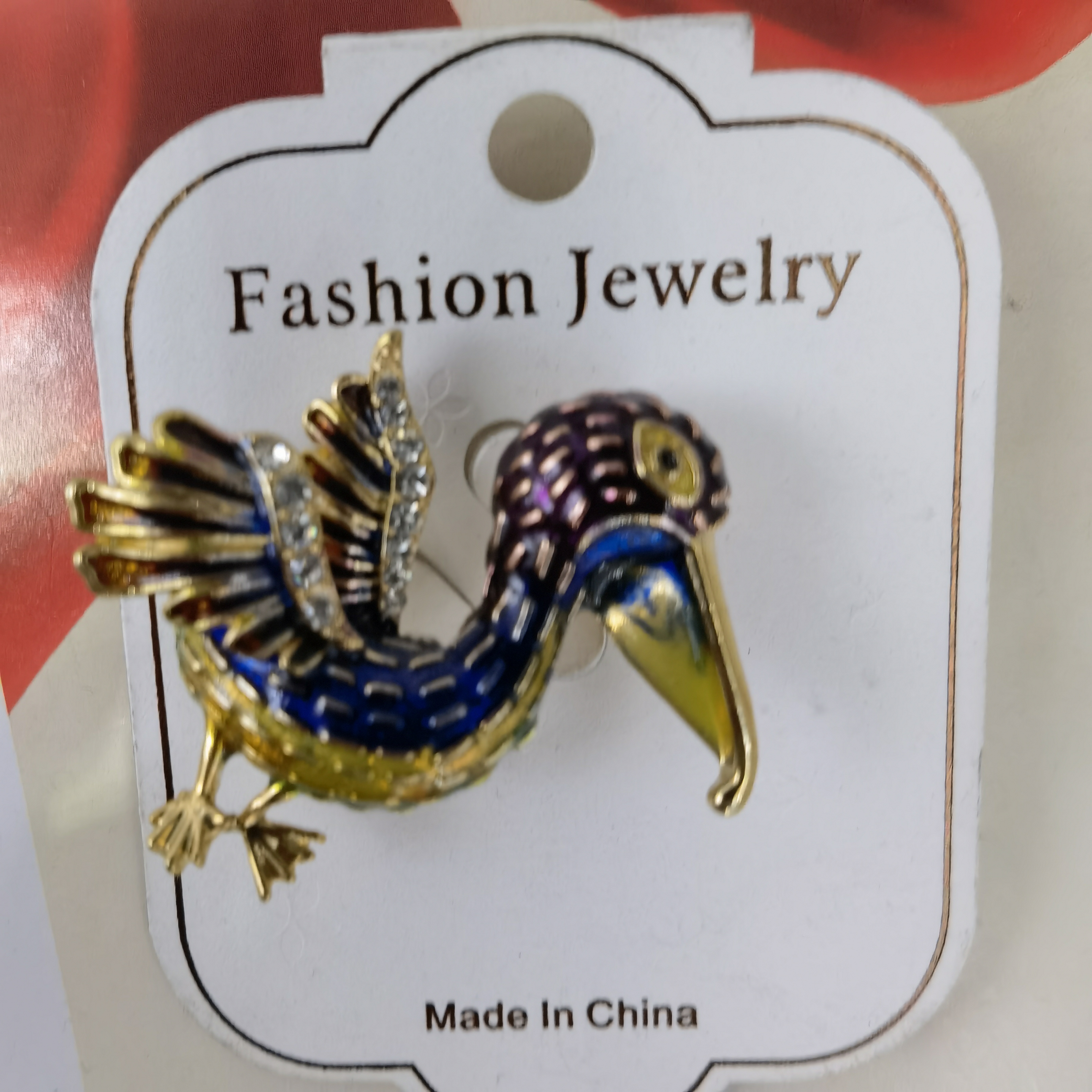Woodpecker Drop Oil Fashion brooch