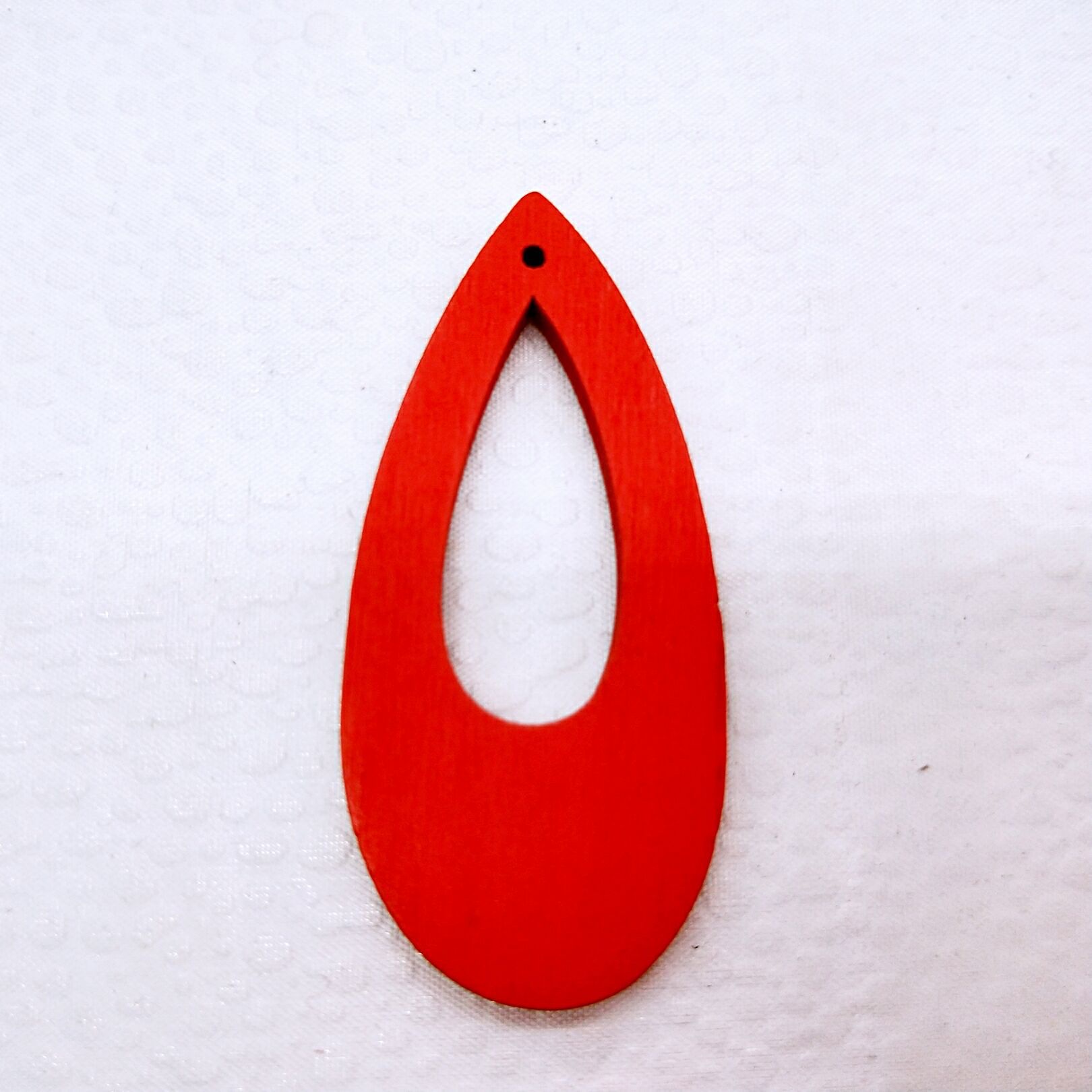 DIY jewelry beading accessories, simple teardrop-shaped wooden pendants, necklaces, hanging ropes, multi-color material bags wholesale detail image 2