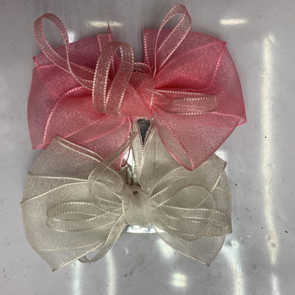 Top grade net sand ten net sand bow hairpin, 2021 new fashion net celebrity thumbnail
