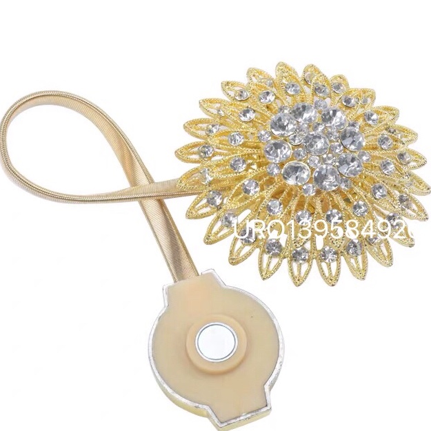 Cordón de cortina un par montado sin perforación imán hebilla accesorio colgante bola atadura cordón de atadura versátil par succión hogar cuerda de almacenamiento sin perforación diseño original venta directa venta caliente cantidad