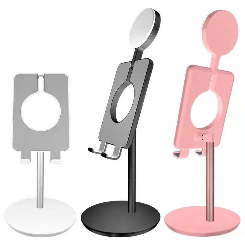 Live streaming light, fill light, photography light, phone stand, beauty fill light, phone stand, LED fill light details Picture