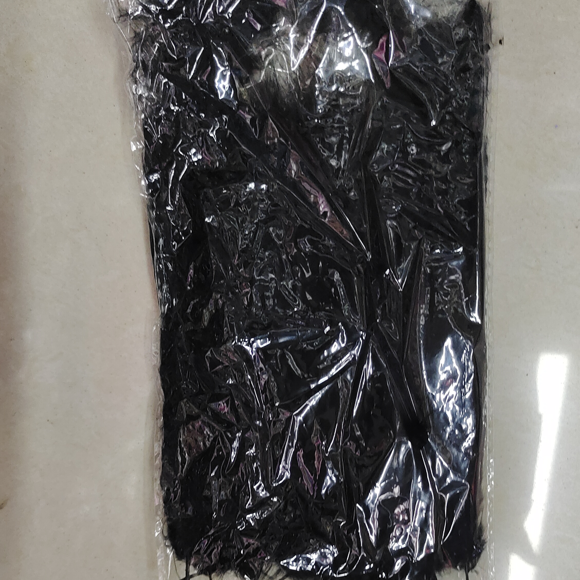 Turkey full velvet feathers black