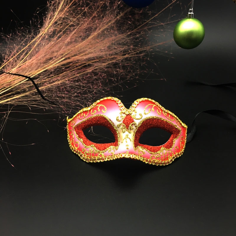 成人面具女半脸公主万圣节化妆舞会古风可爱性感舞台cos表演道具59产品图