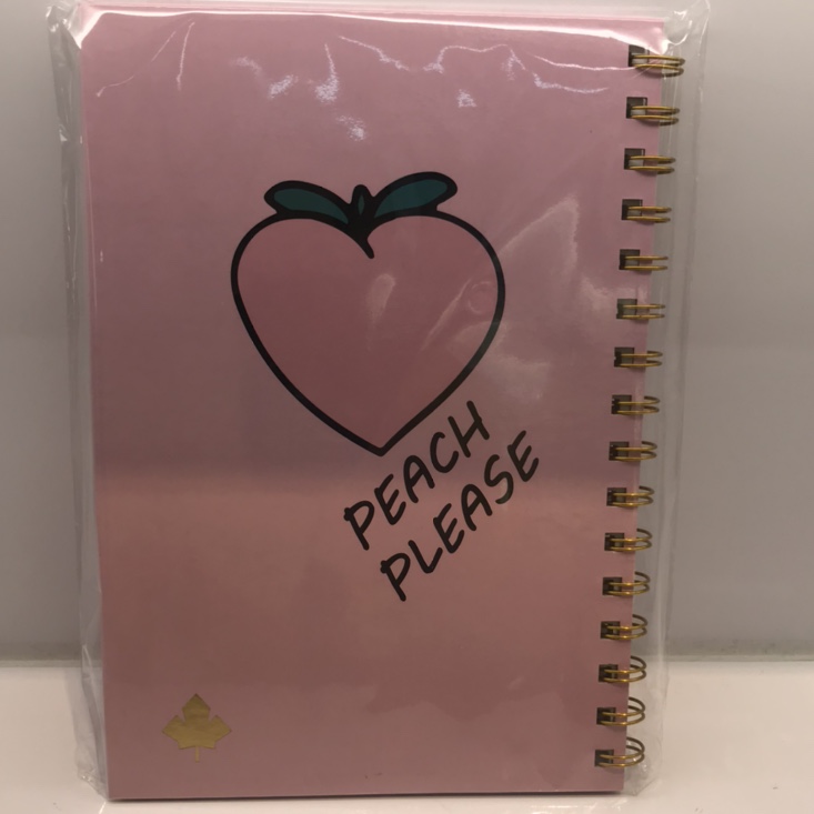 Peach-pink coil book full figure