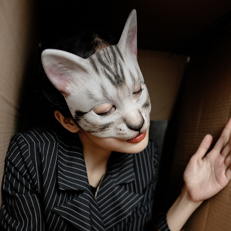 成人面具女半脸公主万圣节化妆舞会古风可爱性感舞台cos表演道具23