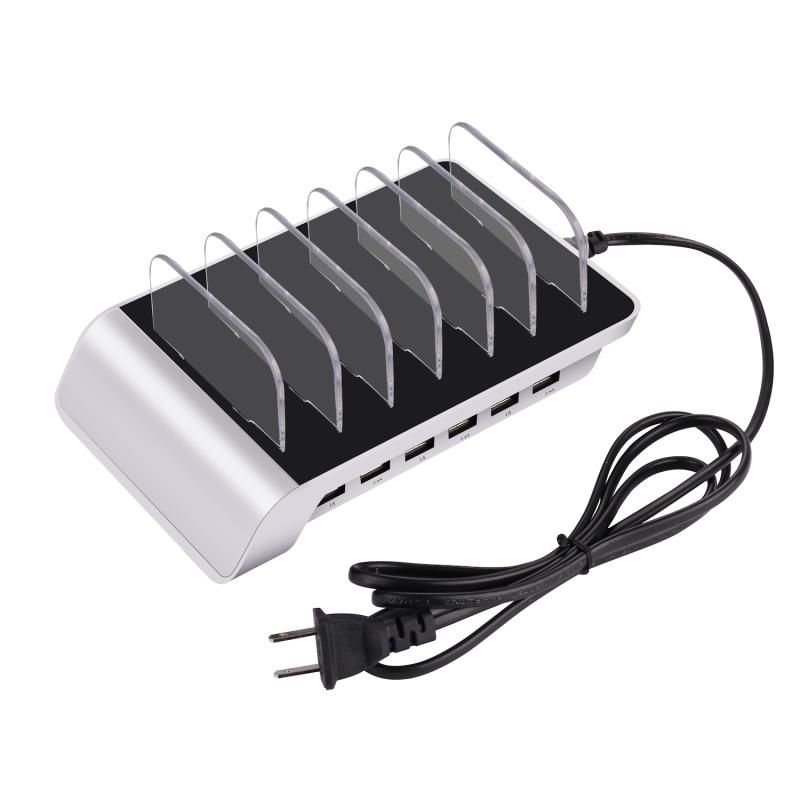 New six-port USB mobile phone charging stand, mobile phone and tablet charger, charging dock and charging station Specification image