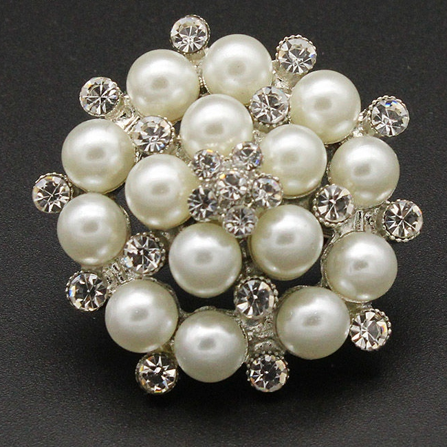 Pearl Brooch Women atmospheric corsage pin clothing, simple fashion brooch