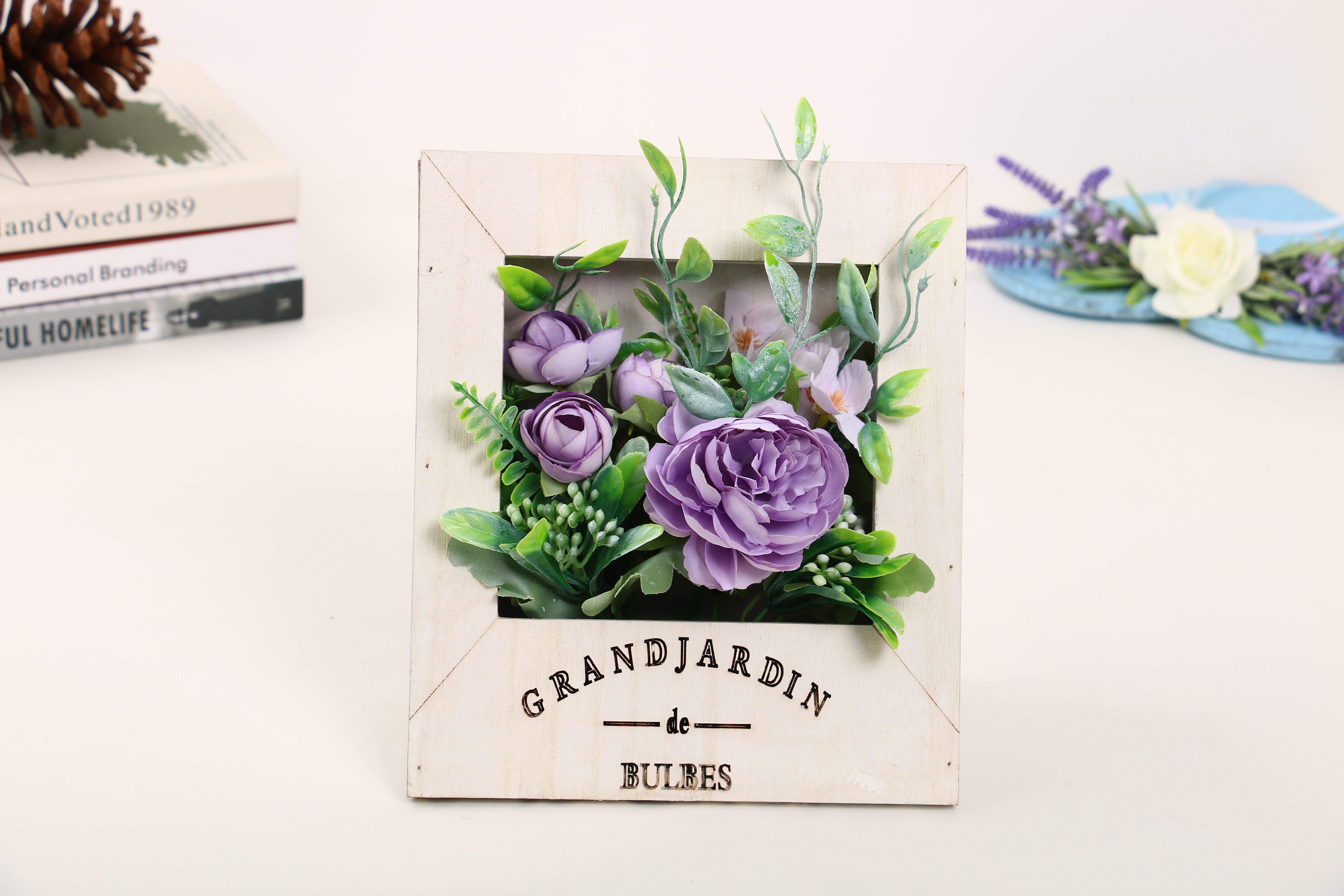 Nueva simulación floral furniture decoration punch props boda shooting punch props Specification image