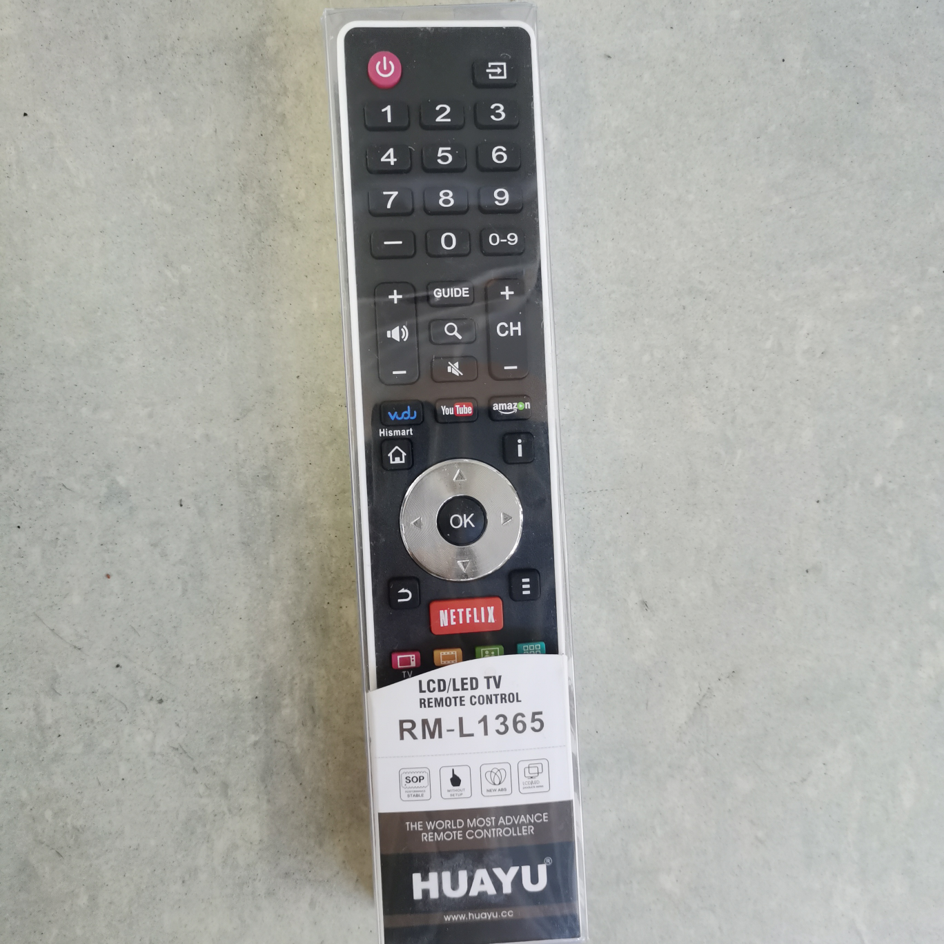 RM-L1365UNIVERSAL LED/ LCD REMOTE CONTROL华宇多功能遥控器电视机遥控器智能遥控器
