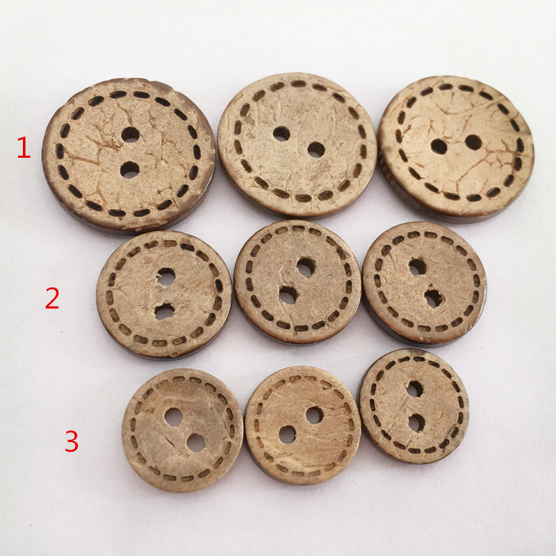 13mm coconut shell button Specification image