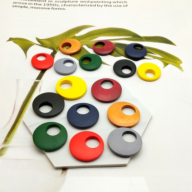 Solid wood earring pieces
