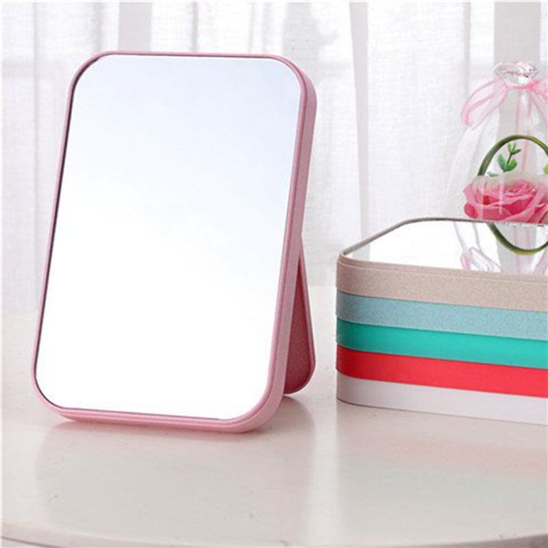 网红款台式彩色便携时尚化妆镜详情图4