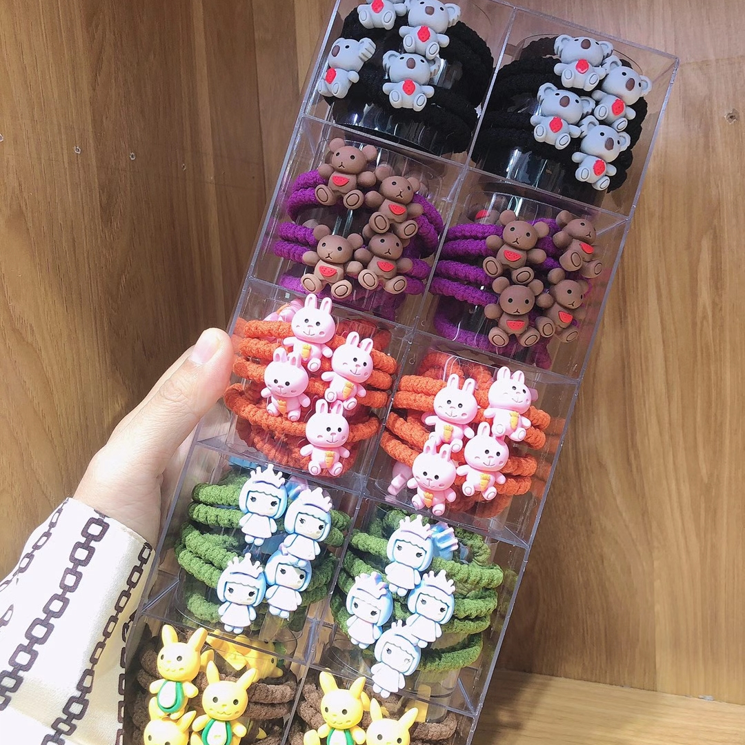 Korean version new leather band bow hair tie, woolen hair band headwear, women's hair tie, alloy hair accessory, hair band, women's Mifel 003 details Picture