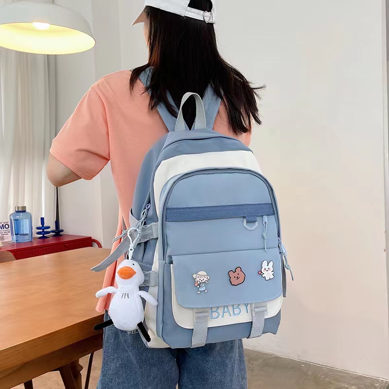 Schoolbag for elementary school students female Korean version Harajuku wind students junior high school students high school students Mori department everything backpack summer