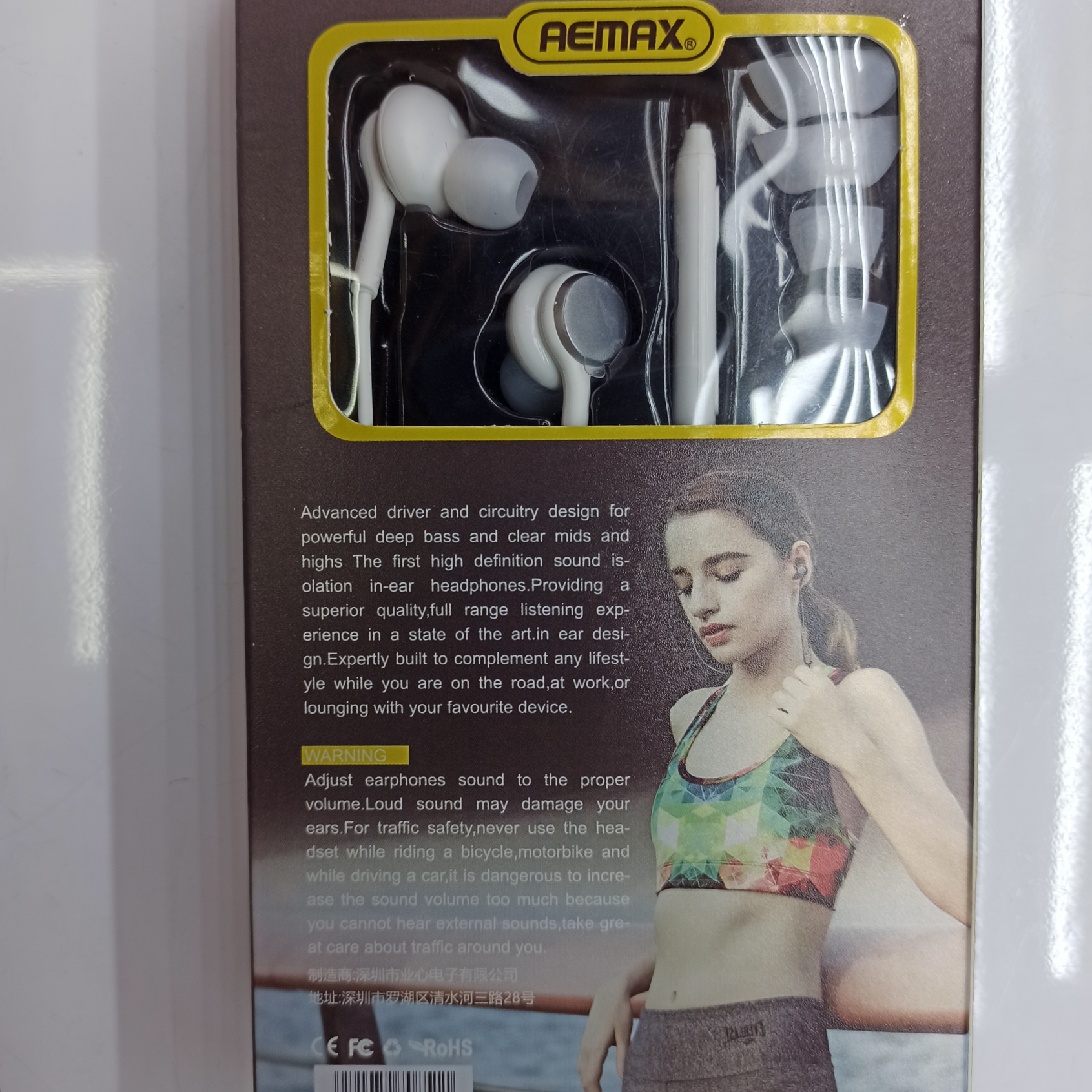 AEMAXKE51 Wired headphones Heavy bass gaming headphones Cute in-ear headphones cable