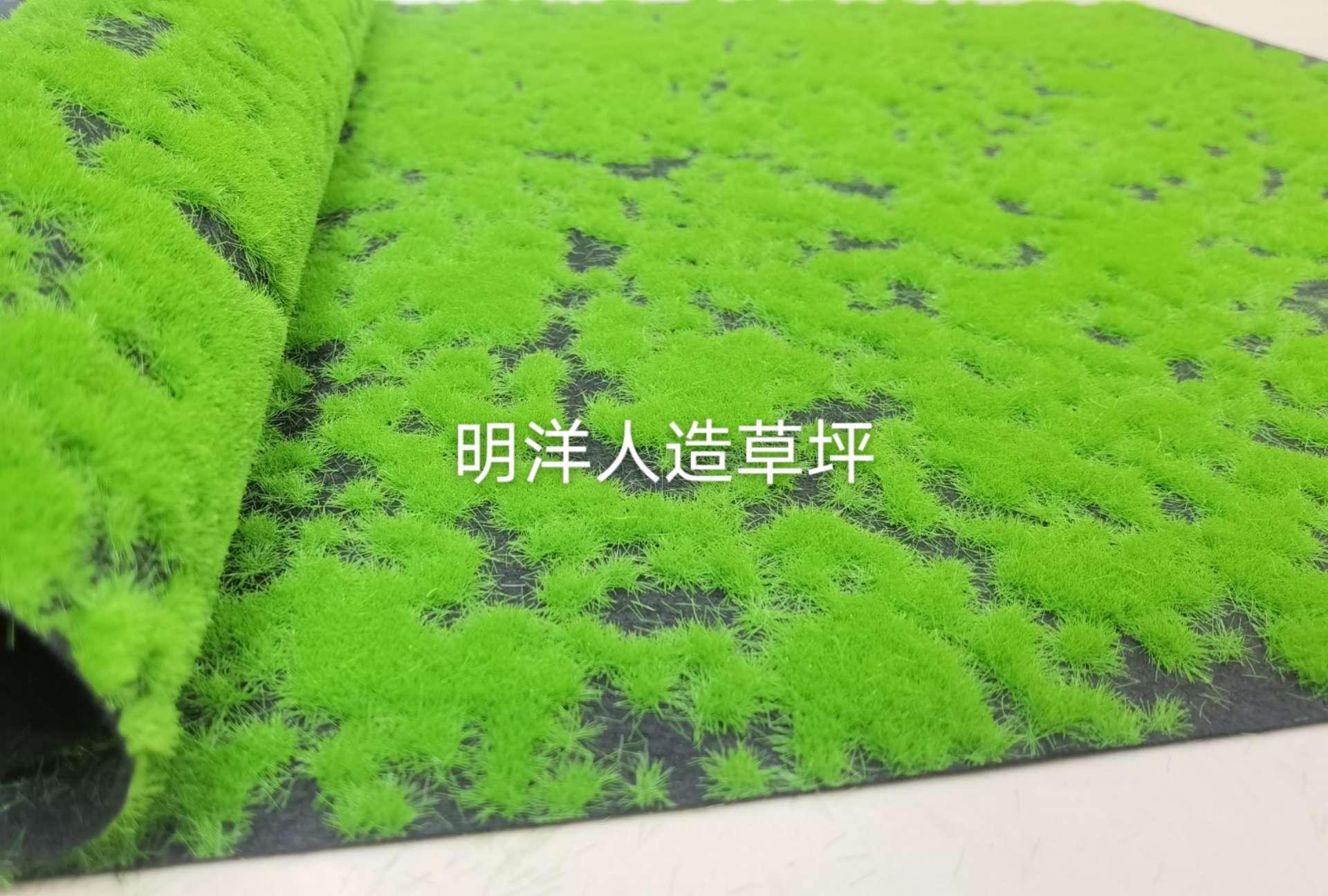 Velvet grass sand table display model, decorative toy display, photo background, Internet celebrity photo D, moss details Picture