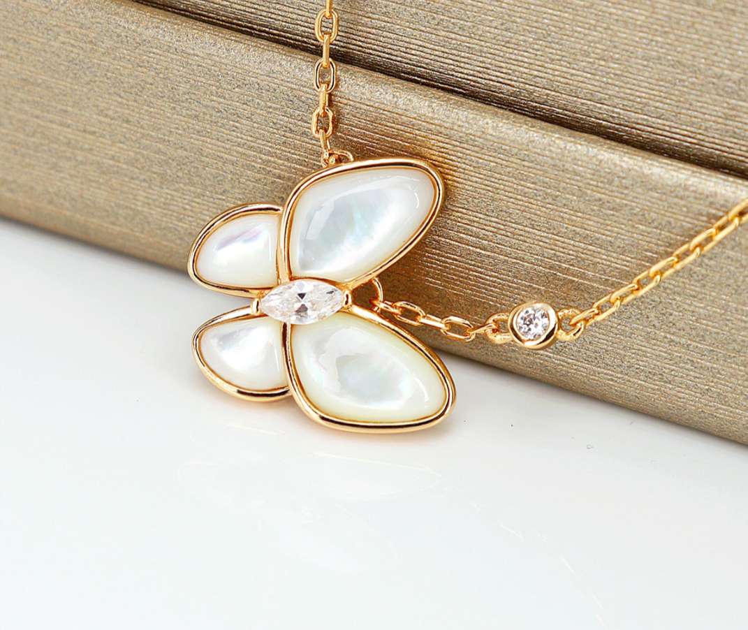 101欧美简约小众高级感K金色项链女ins潮轻奢冷淡风锁骨颈链详情图3