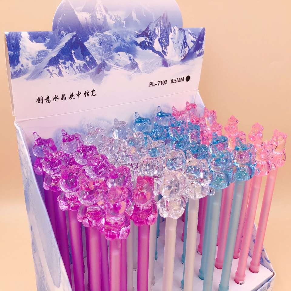 Wholesale of cute cartoon pill pens, mini telescopic student stationery, ballpoint pens and custom LOGO advertising pens from the filling and drilling manufacturer