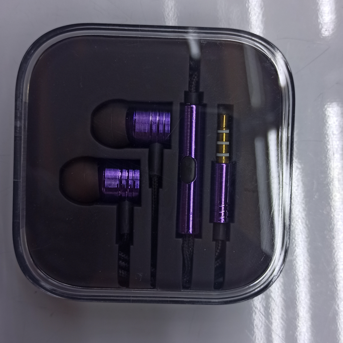 Factory stock KE03 universal headphones in-ear wired metal heavy bass mobile phone games