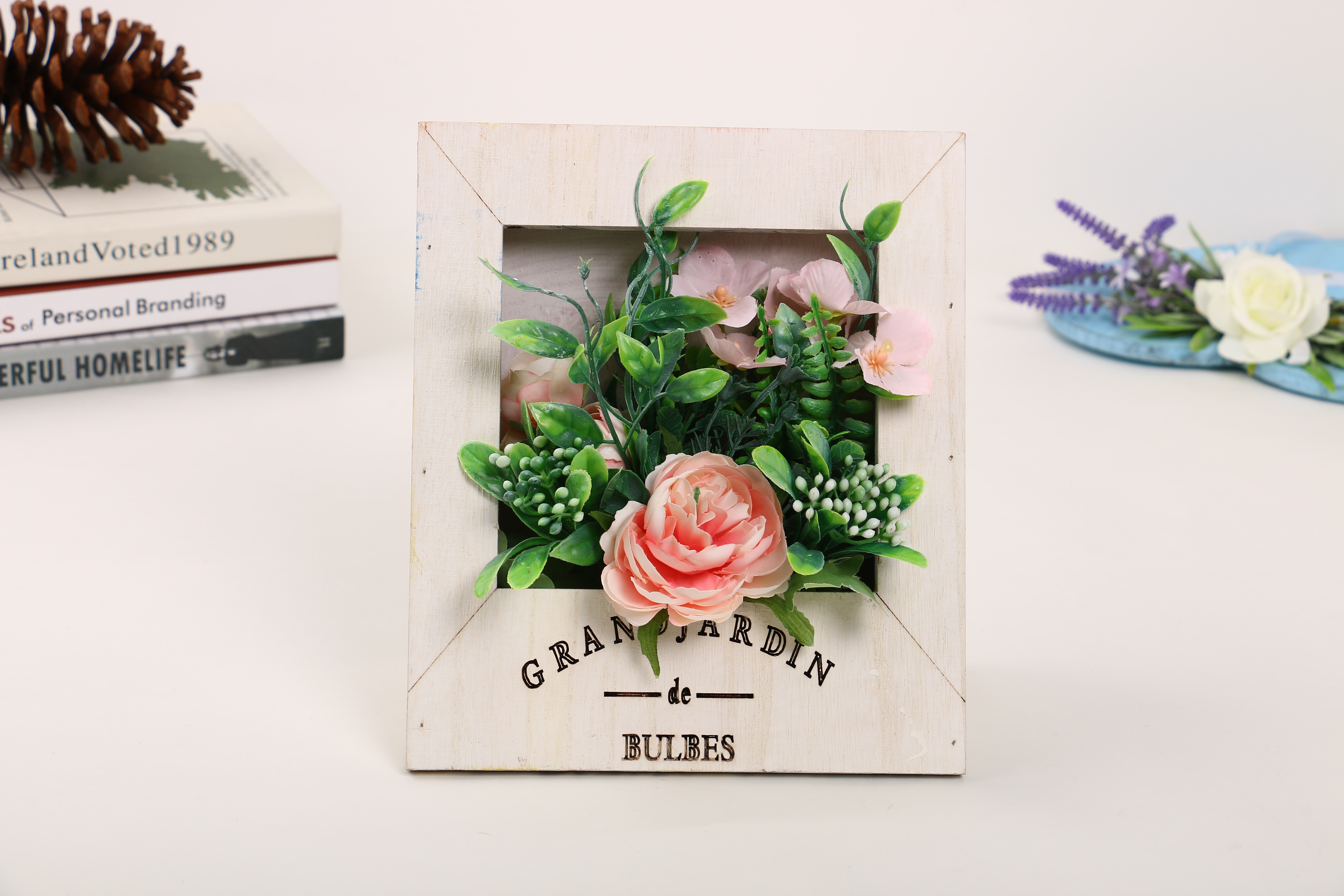 Nueva simulación floral furniture decoration punch props boda shooting punch props details Picture