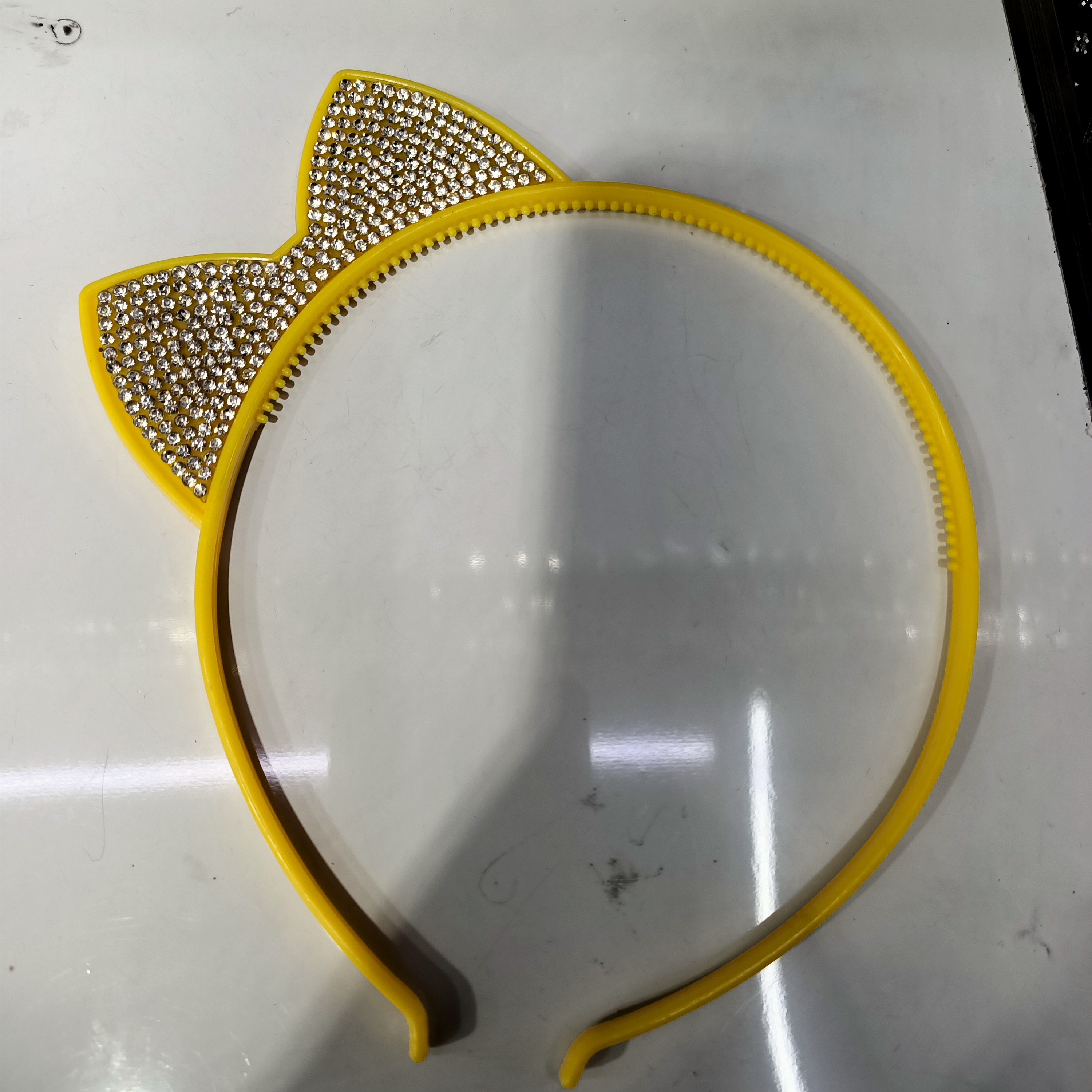 The bow tie is yellow