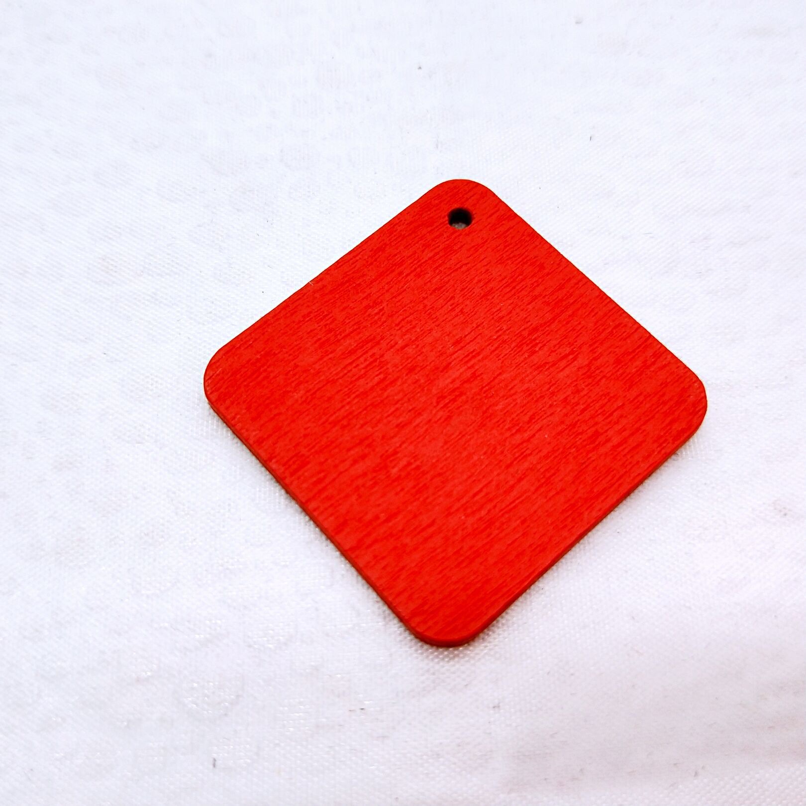 21-30mm square edge hole wood chips diy jewelry beading accessories, wooden necklace beading earrings materials detail image 2